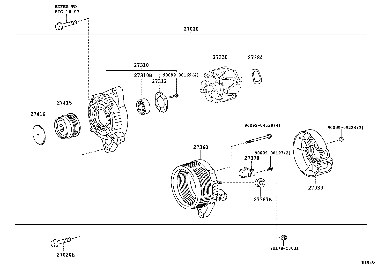  YARIS CHINA |  ALTERNATOR