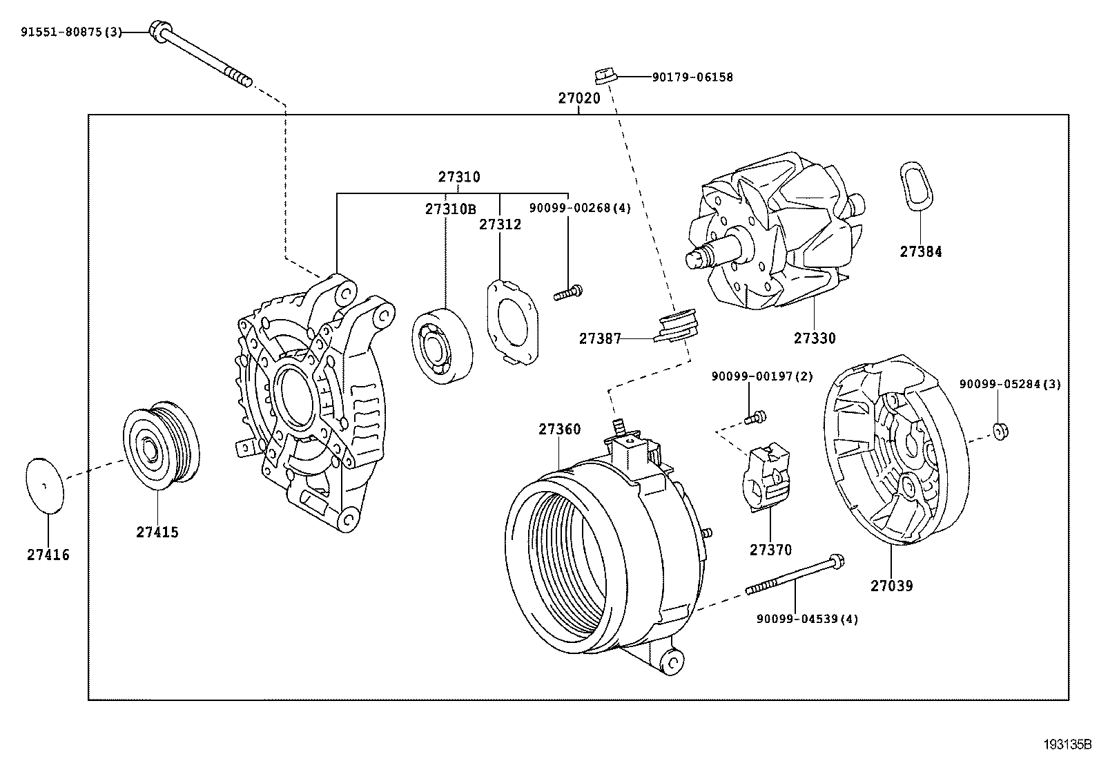  IS250 350 2 D |  ALTERNATOR