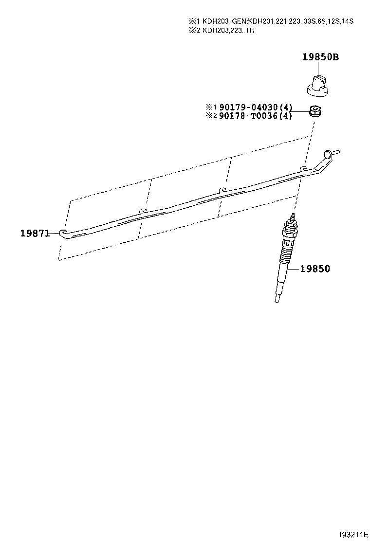  HIACE |  IGNITION COIL SPARK PLUG