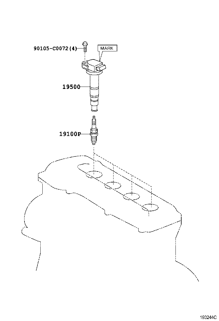  RAV4 CHINA |  IGNITION COIL SPARK PLUG