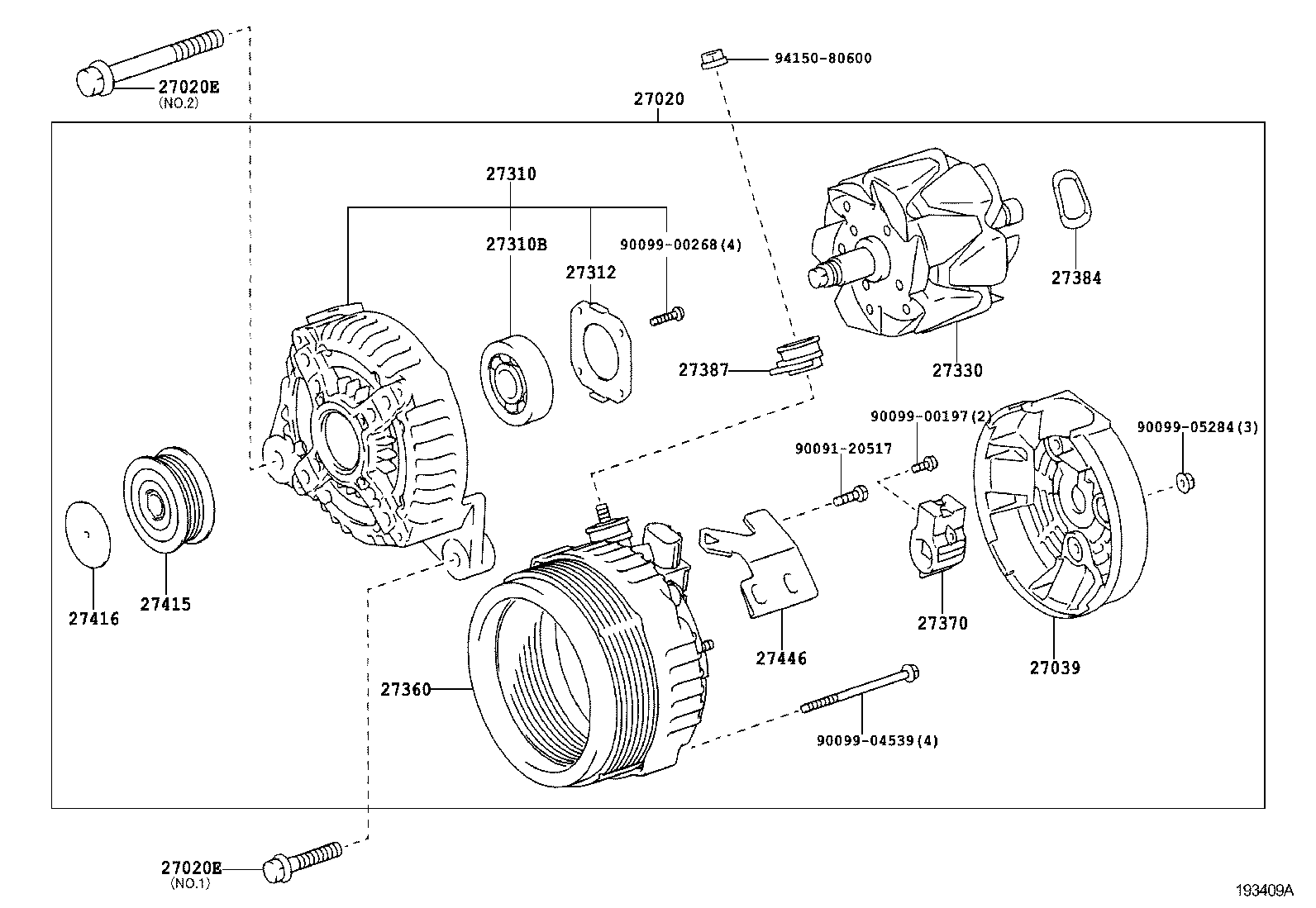  RAV4 |  ALTERNATOR