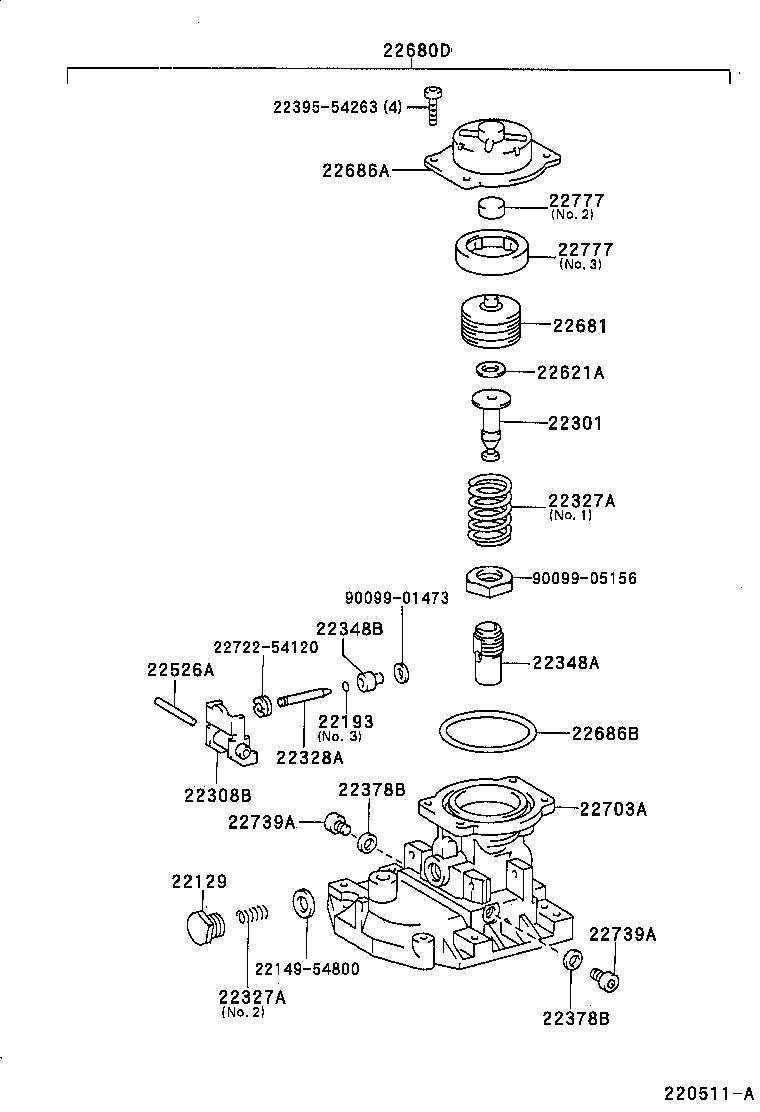  COASTER |  INJECTION PUMP BODY