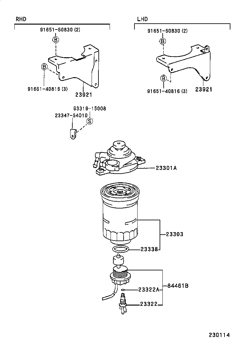  LAND CRUISER 70 |  FUEL FILTER