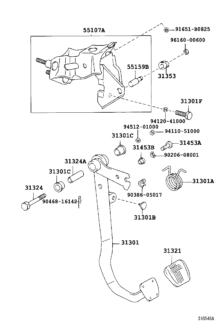  CROWN COMFORT |  CLUTCH PEDAL FLEXIBLE HOSE