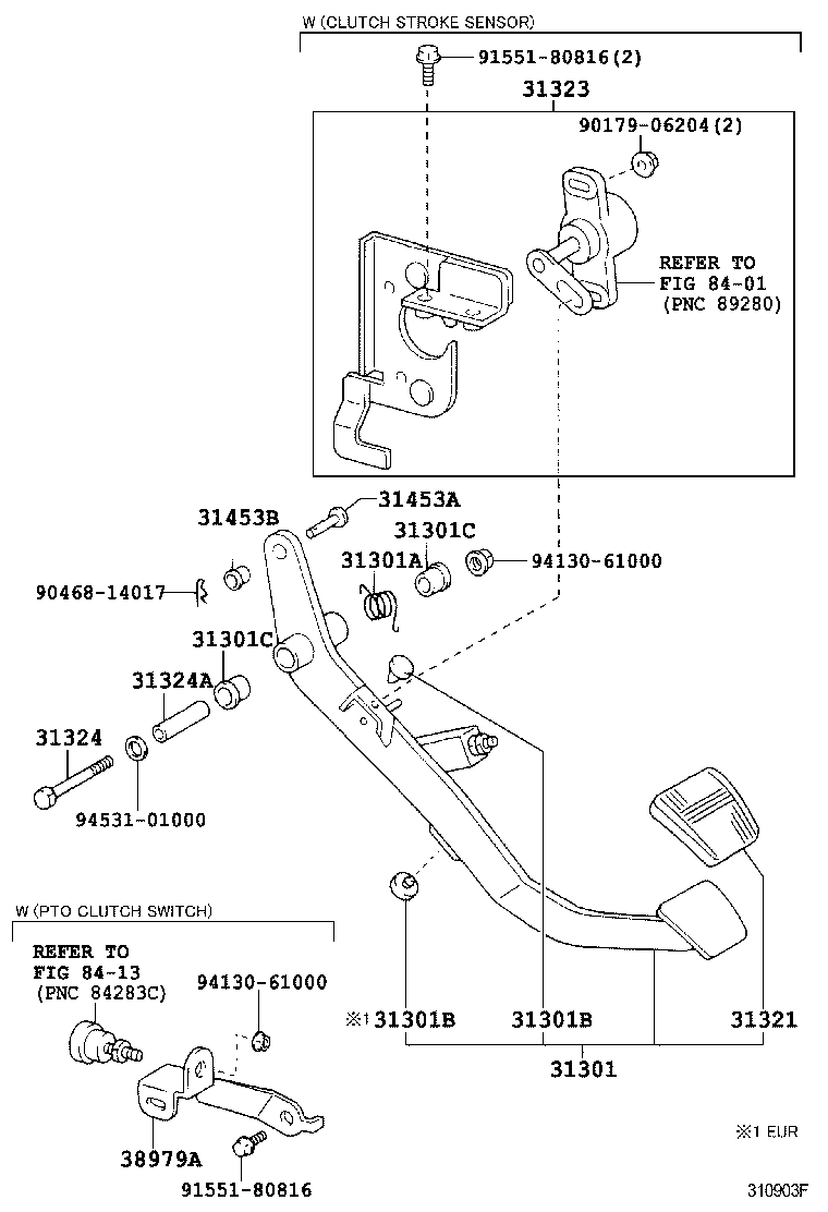  DYNA |  CLUTCH PEDAL FLEXIBLE HOSE