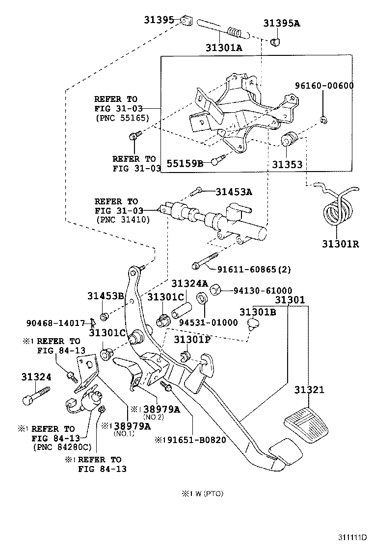  DYNA |  CLUTCH PEDAL FLEXIBLE HOSE