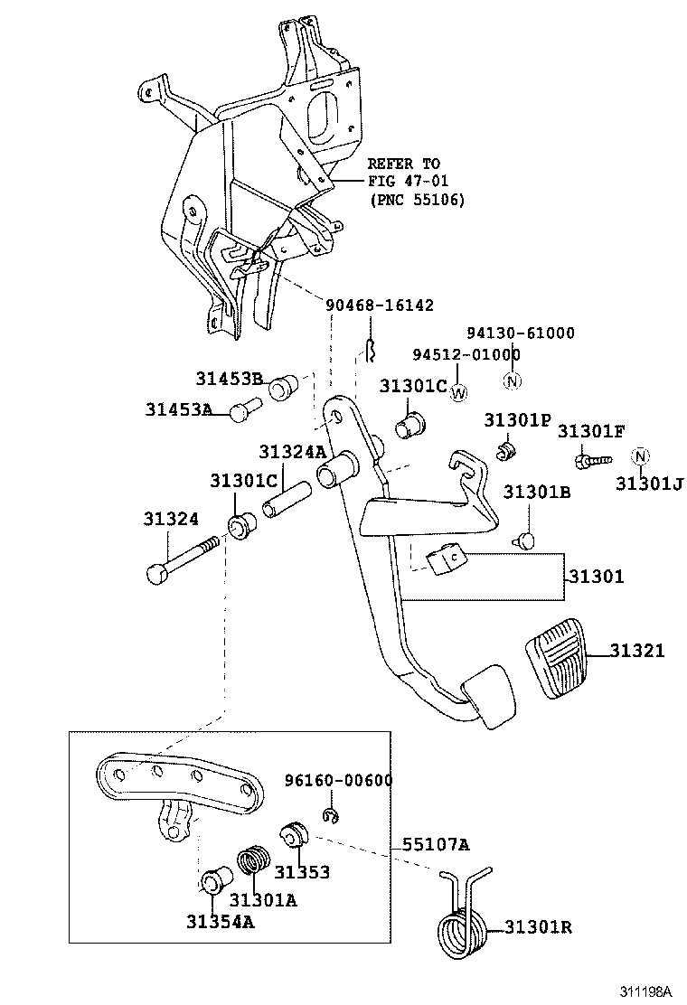  COASTER CHINA |  CLUTCH PEDAL FLEXIBLE HOSE