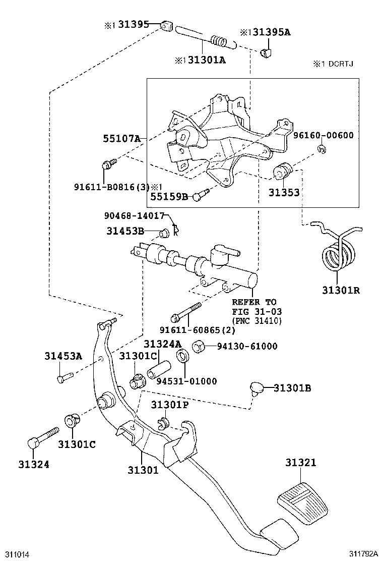  DYNA |  CLUTCH PEDAL FLEXIBLE HOSE