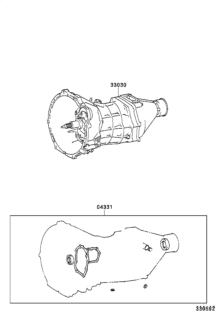  HILUX |  TRANSAXLE OR TRANSMISSION ASSY GASKET KIT MTM