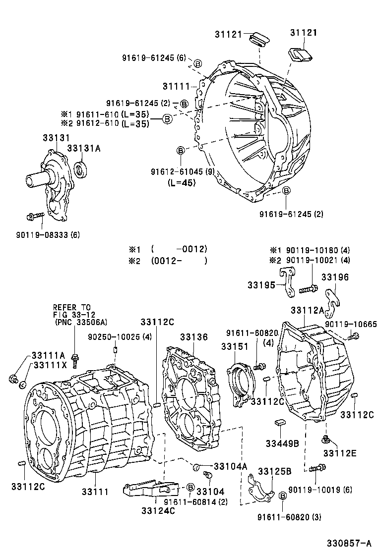  LAND CRUISER 80 |  CLUTCH HOUSING TRANSMISSION CASE MTM