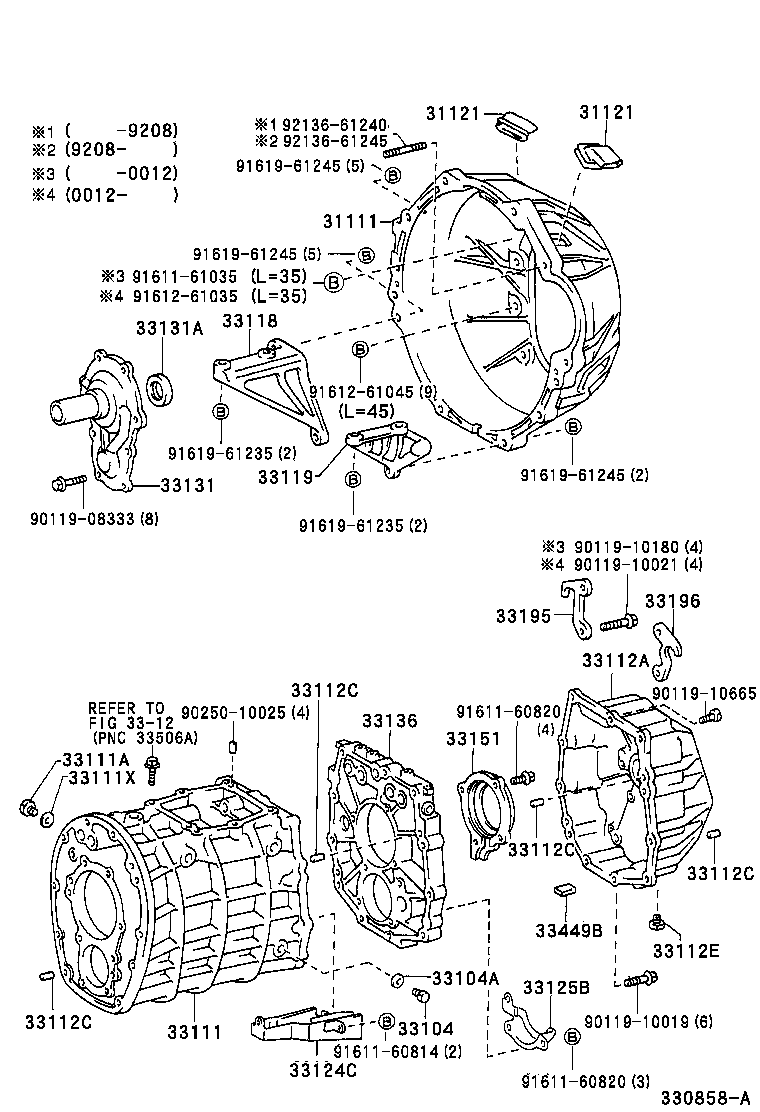  LAND CRUISER 80 |  CLUTCH HOUSING TRANSMISSION CASE MTM