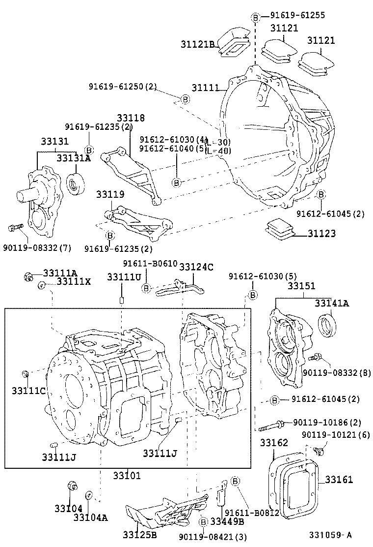 DYNA | CLUTCH HOUSING TRANSMISSION CASE MTM