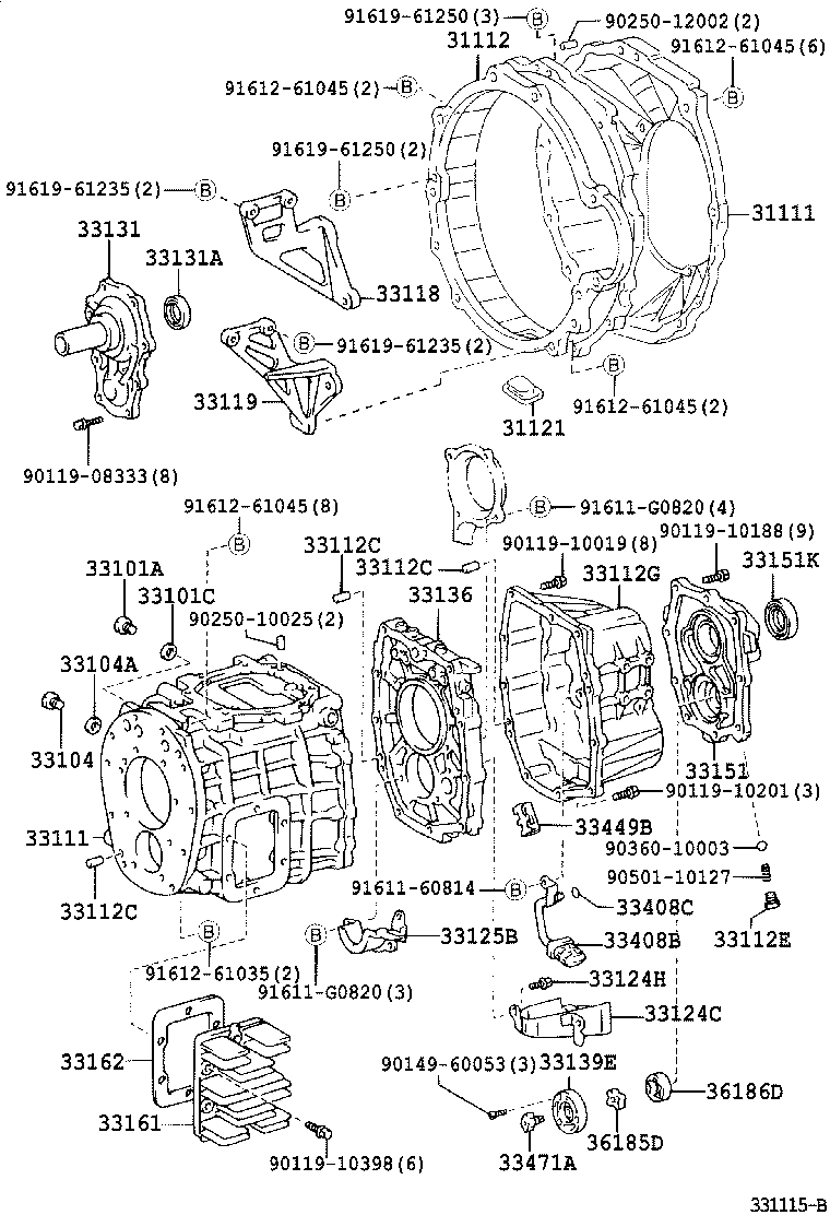  COASTER |  CLUTCH HOUSING TRANSMISSION CASE MTM