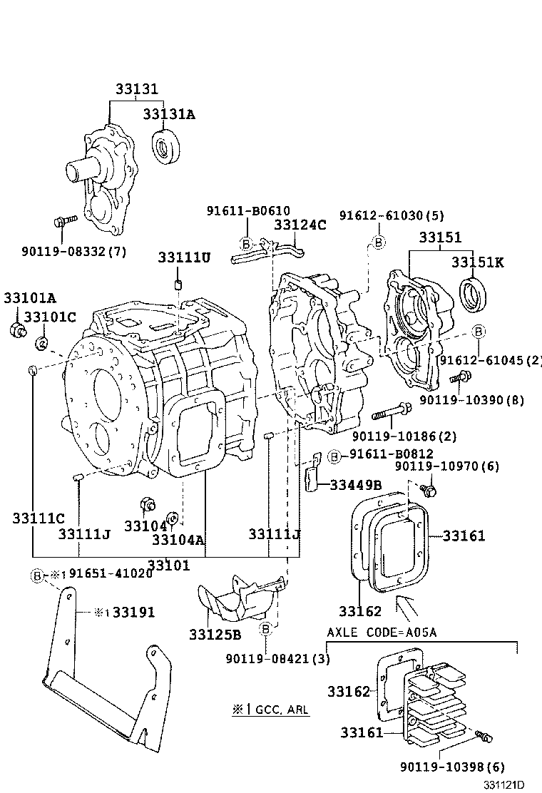  COASTER |  CLUTCH HOUSING TRANSMISSION CASE MTM