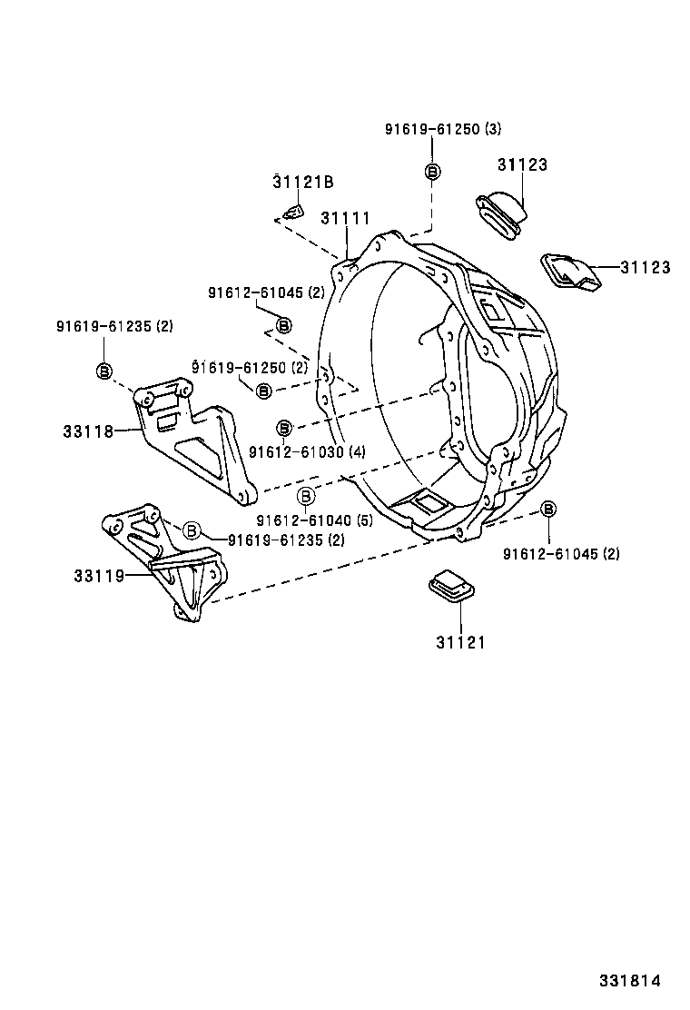  COASTER |  CLUTCH HOUSING TRANSMISSION CASE MTM