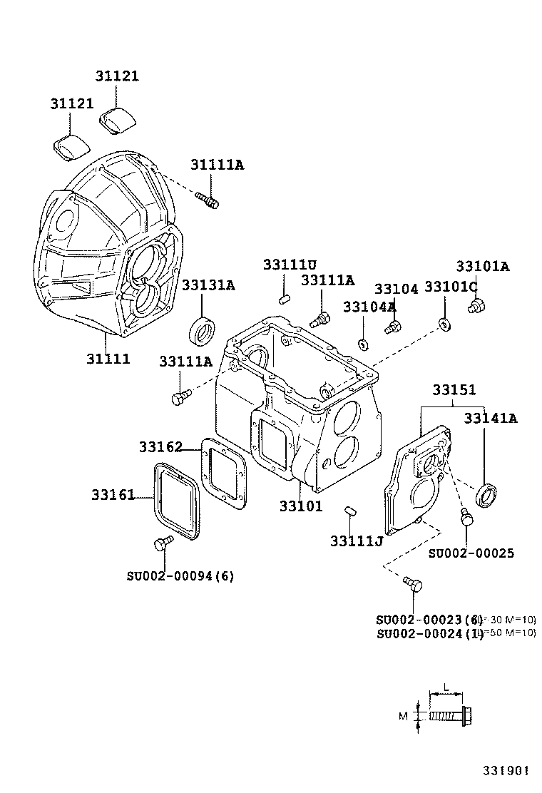  DYNA |  CLUTCH HOUSING TRANSMISSION CASE MTM