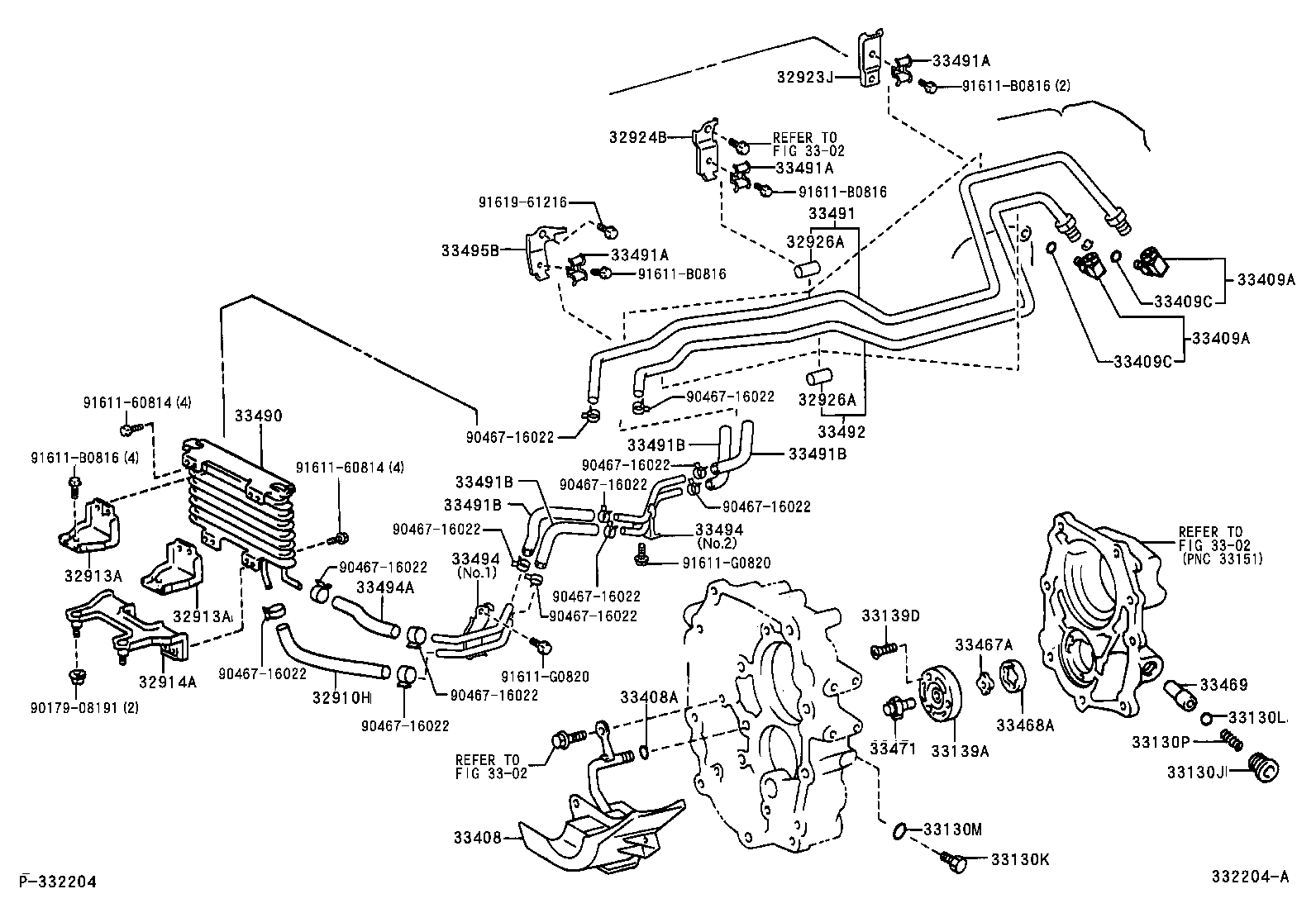  COASTER CHINA |  OIL PUMP OIL COOLER PIPE MTM
