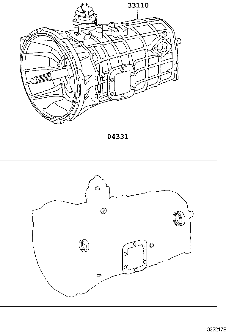  DYNA |  TRANSAXLE OR TRANSMISSION ASSY GASKET KIT MTM