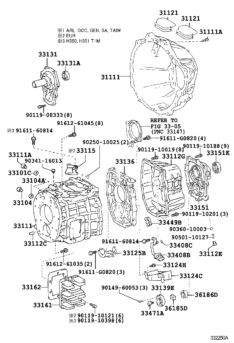  DYNA |  CLUTCH HOUSING TRANSMISSION CASE MTM