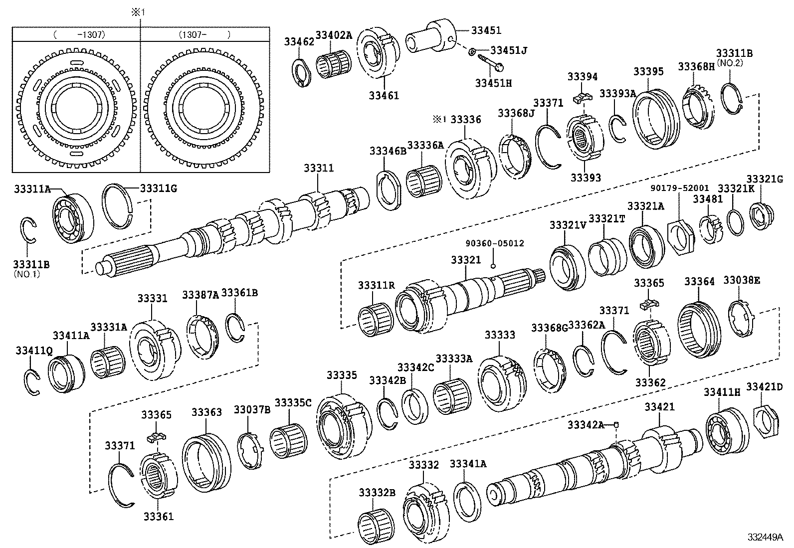  COASTER |  TRANSMISSION GEAR MTM