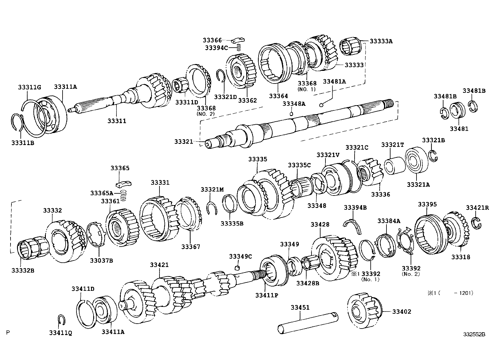  HIACE |  TRANSMISSION GEAR MTM