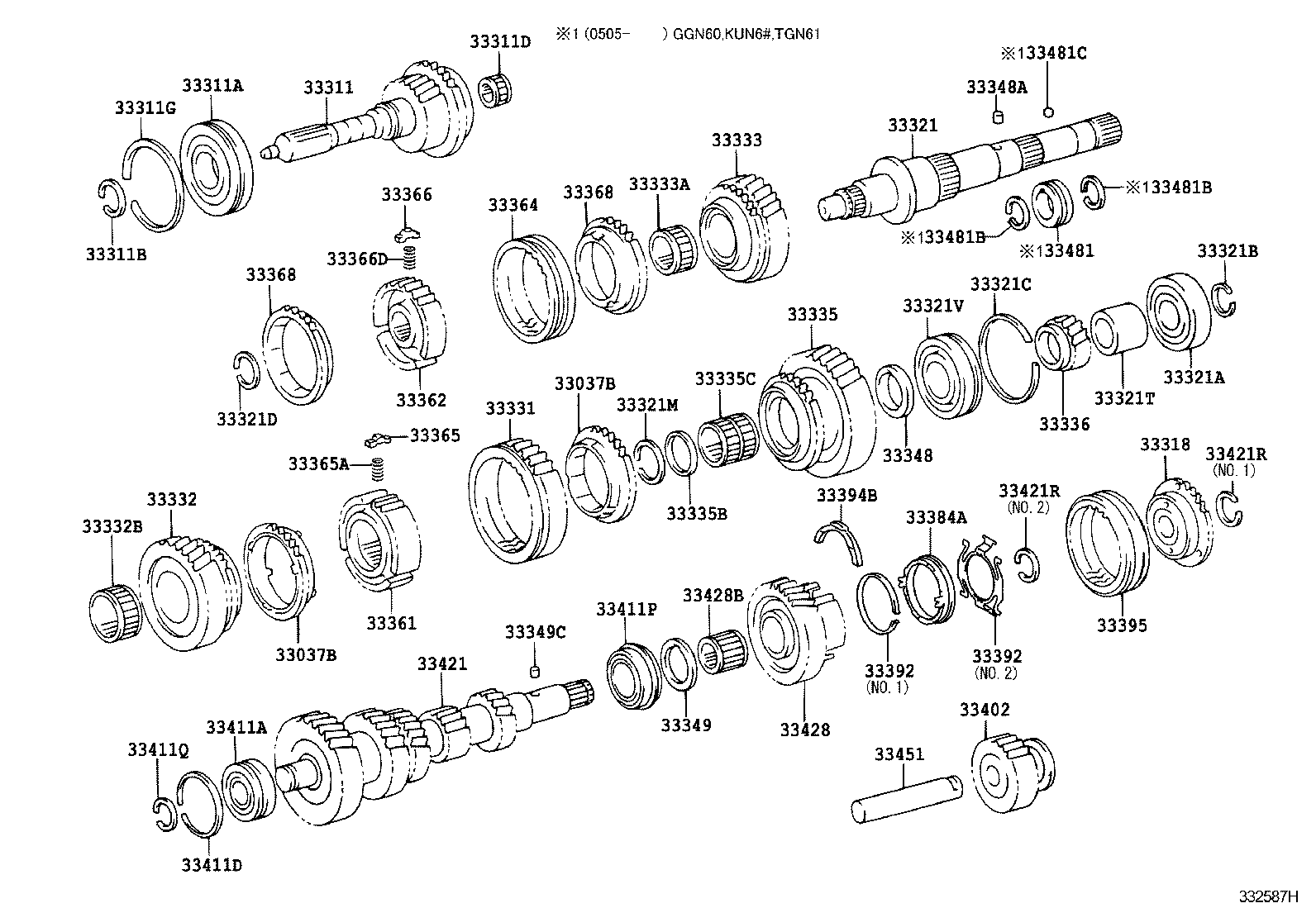 FORTUNER | TRANSMISSION GEAR MTM