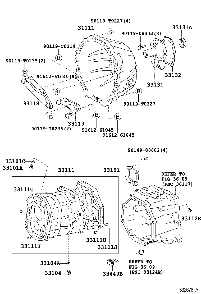  FORTUNER |  CLUTCH HOUSING TRANSMISSION CASE MTM