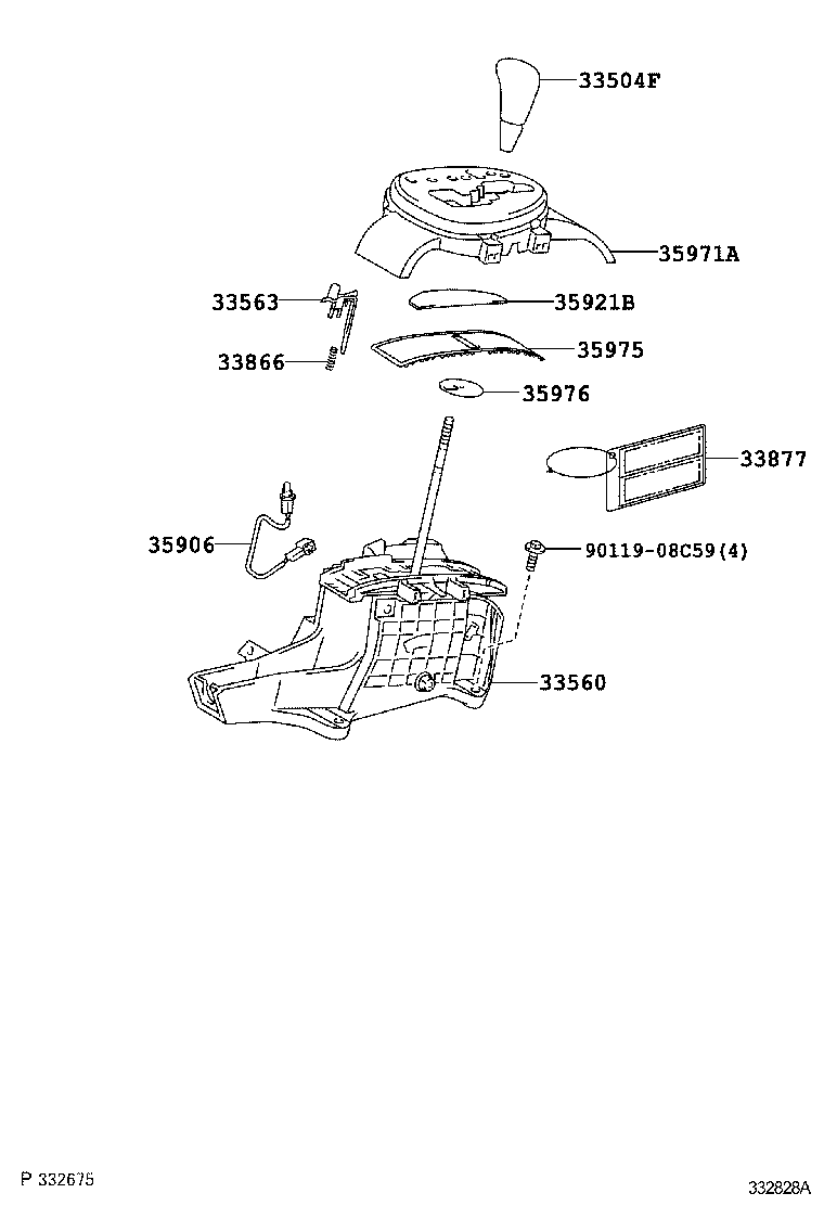  YARIS |  SHIFT LEVER RETAINER