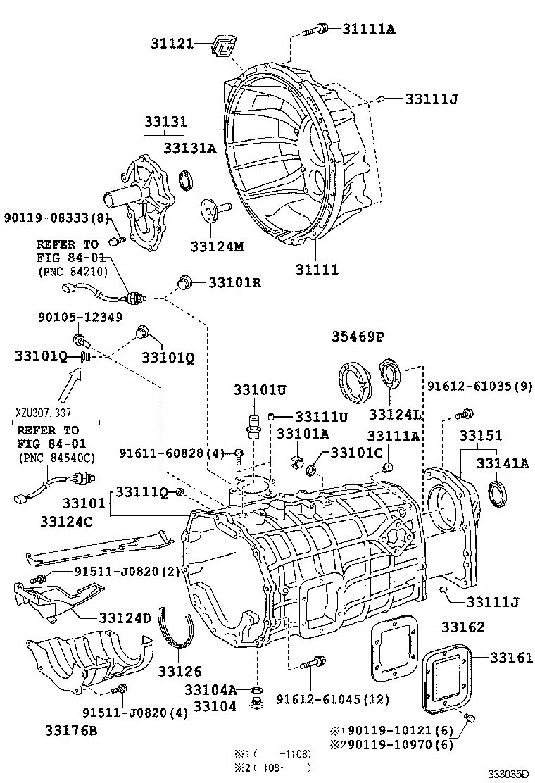  DYNA |  CLUTCH HOUSING TRANSMISSION CASE MTM