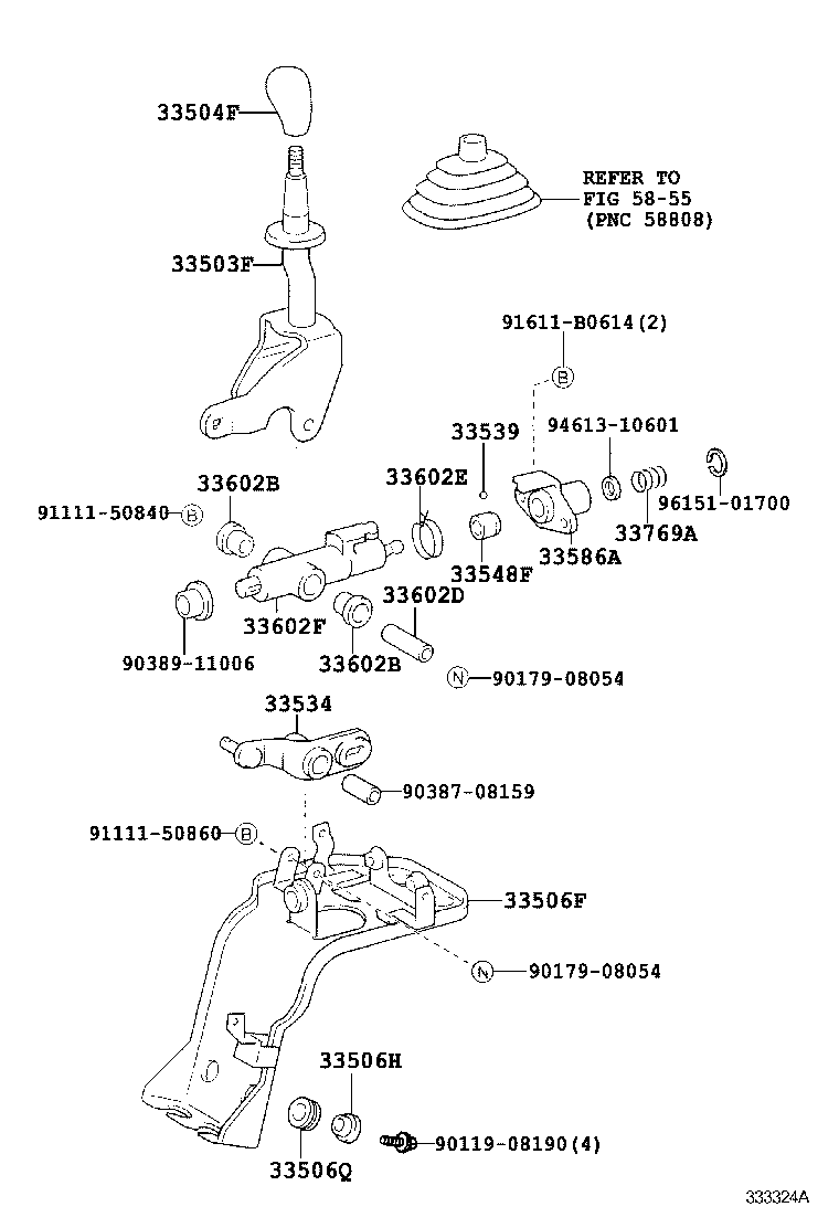  DYNA |  SHIFT LEVER RETAINER