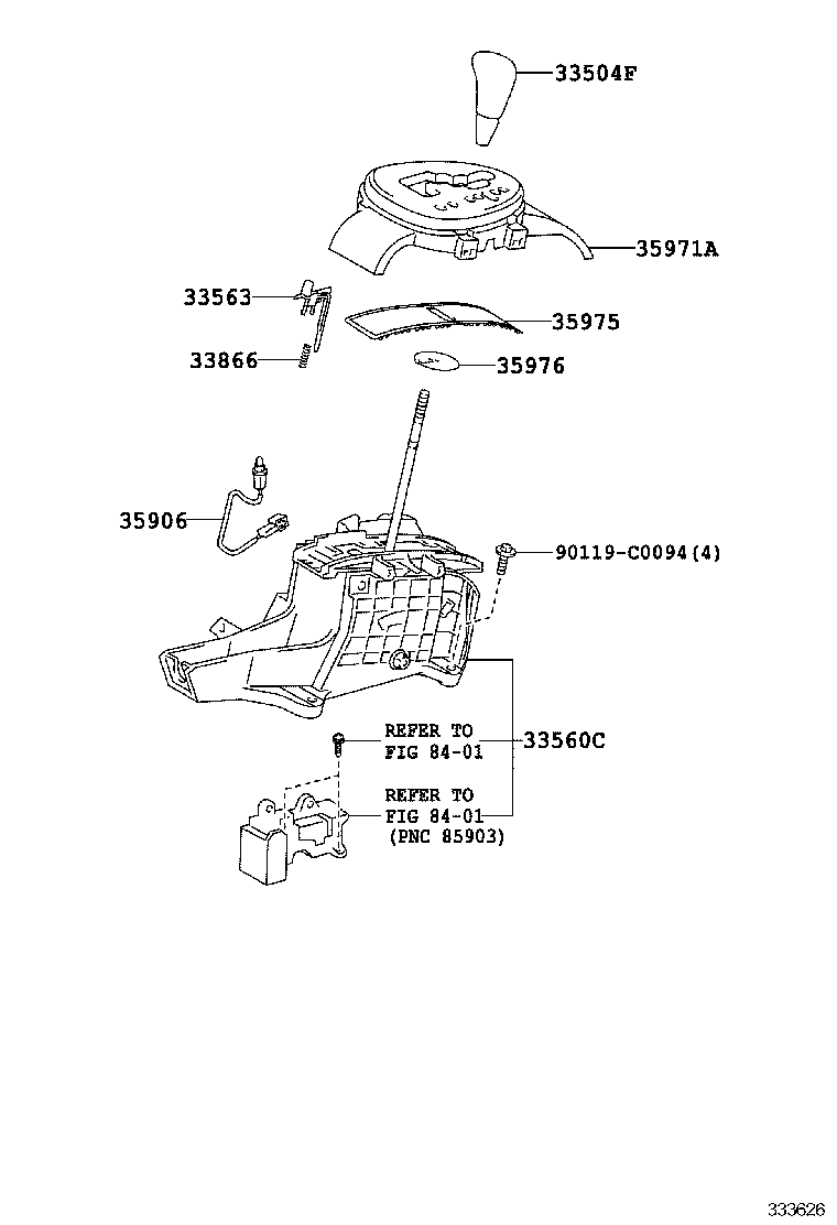  YARIS CHINA |  SHIFT LEVER RETAINER