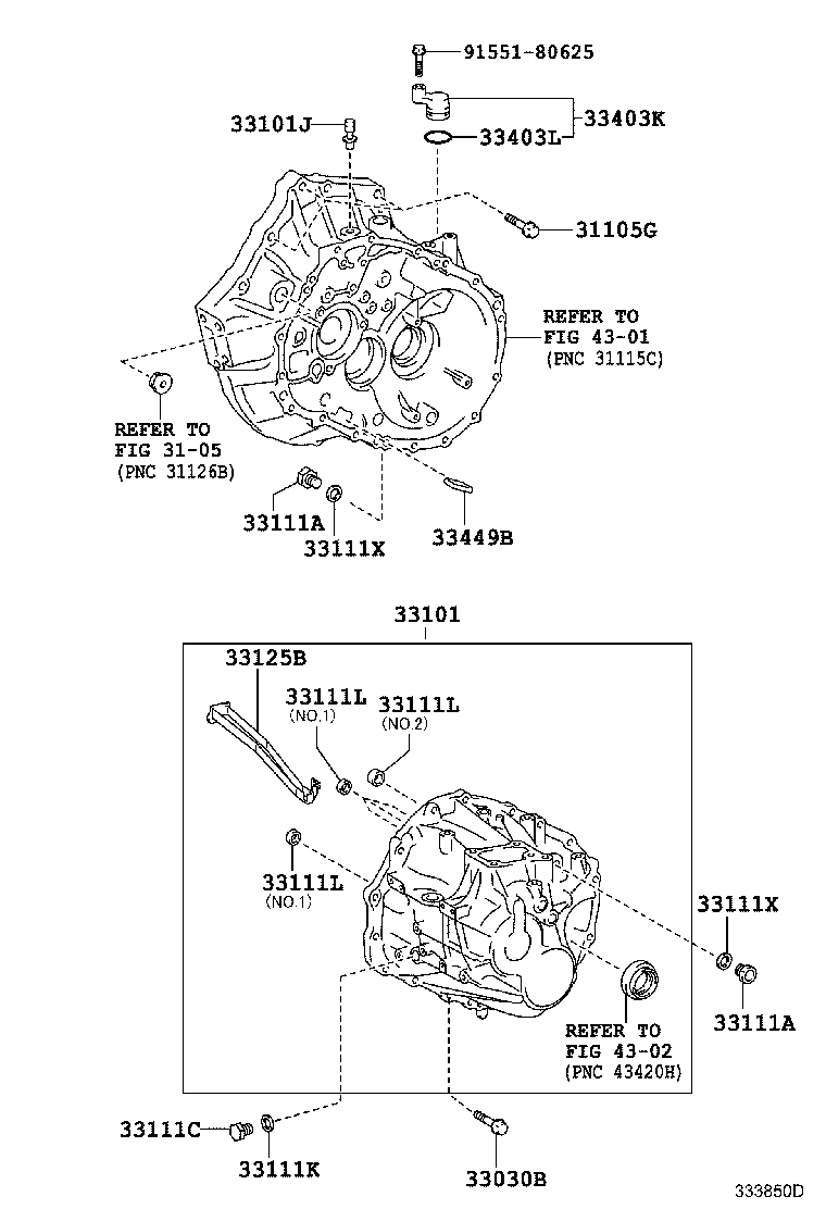  RAV4 |  CLUTCH HOUSING TRANSMISSION CASE MTM