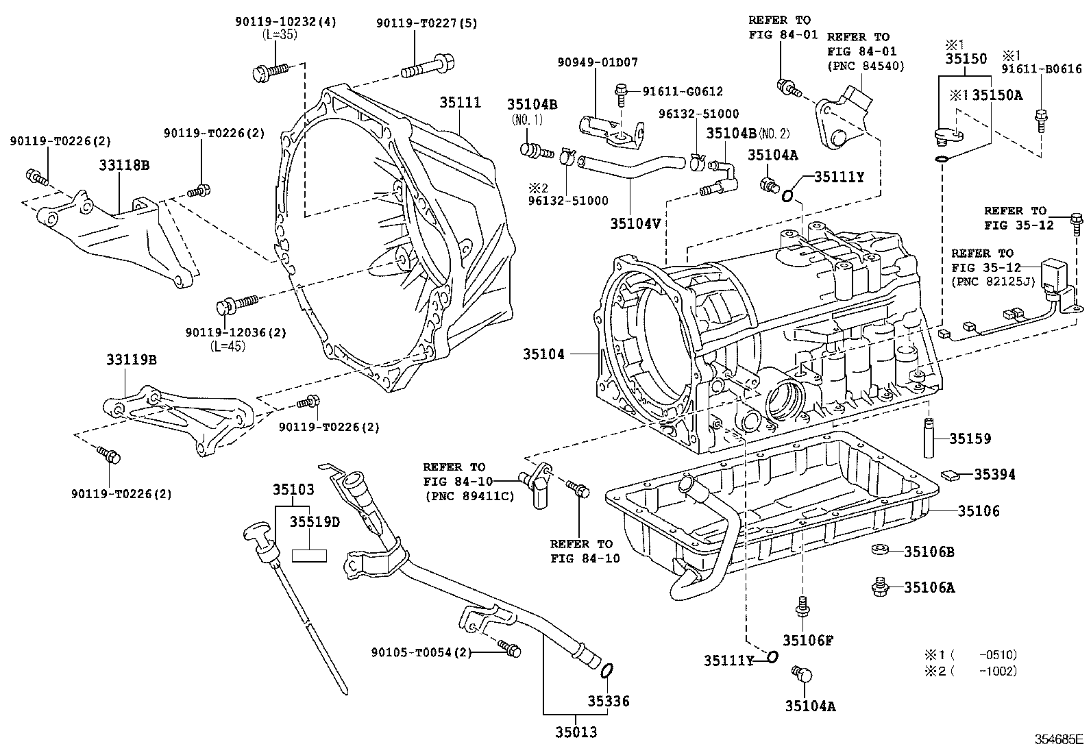  FORTUNER |  TRANSMISSION CASE OIL PAN ATM