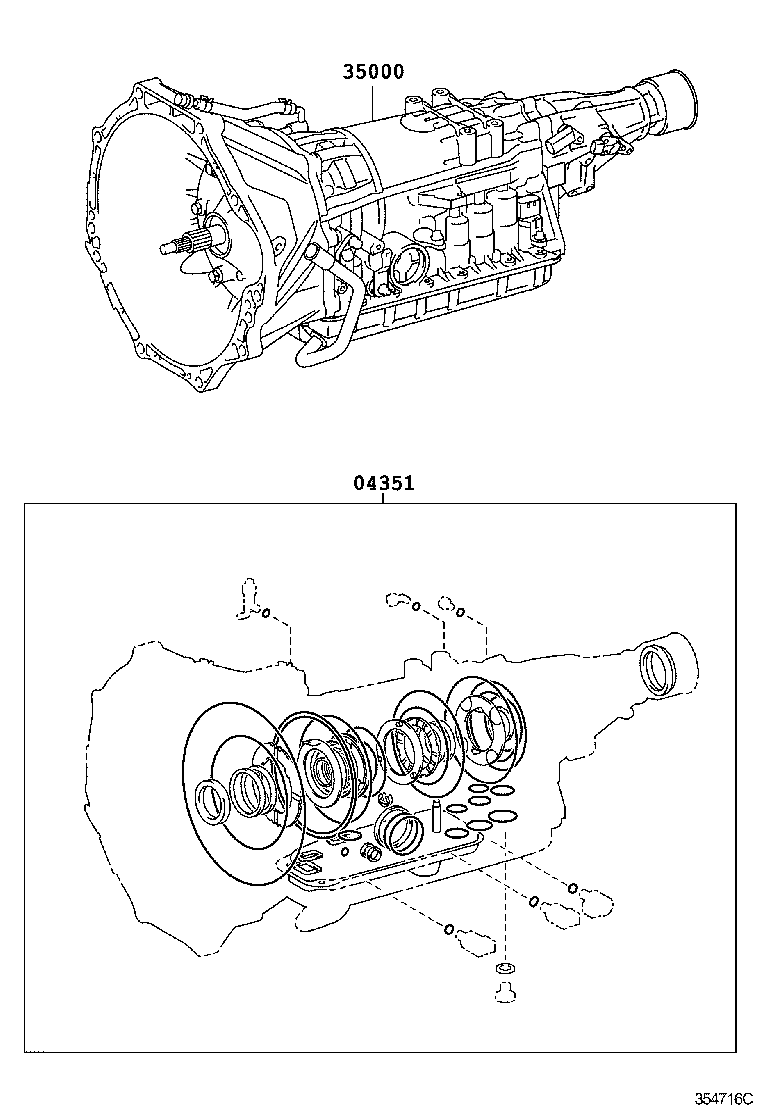  FORTUNER |  TRANSAXLE OR TRANSMISSION ASSY GASKET KIT ATM