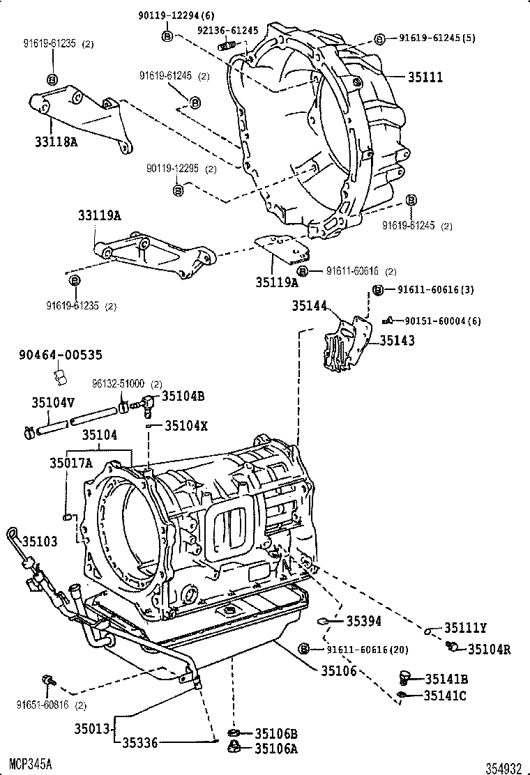  COASTER |  TRANSMISSION CASE OIL PAN ATM