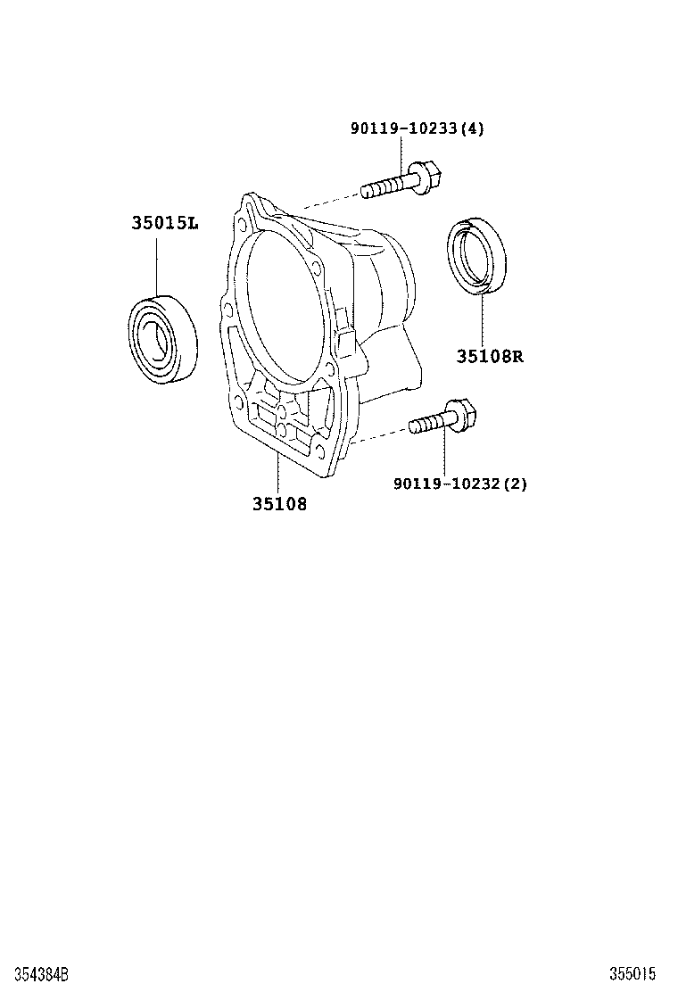  IS250 350 2 D |  EXTENSION HOUSING ATM