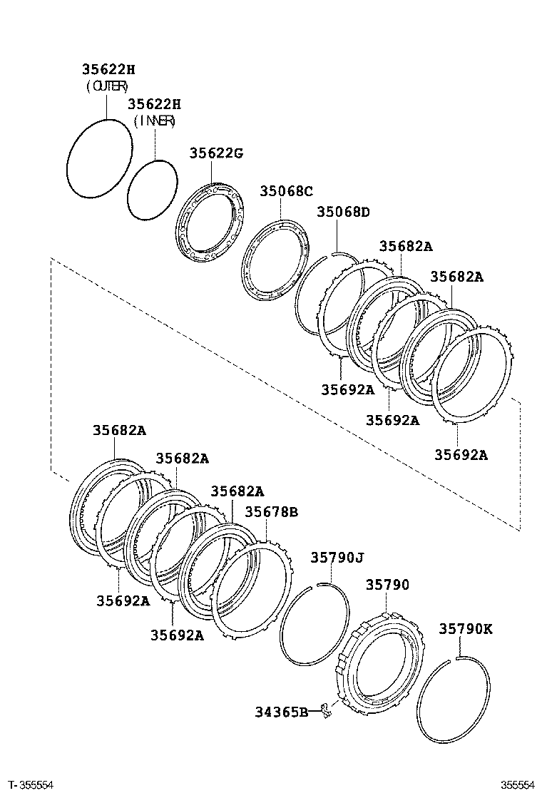  AVALON |  CENTER SUPPORT PLANETARY SUN GEAR ATM