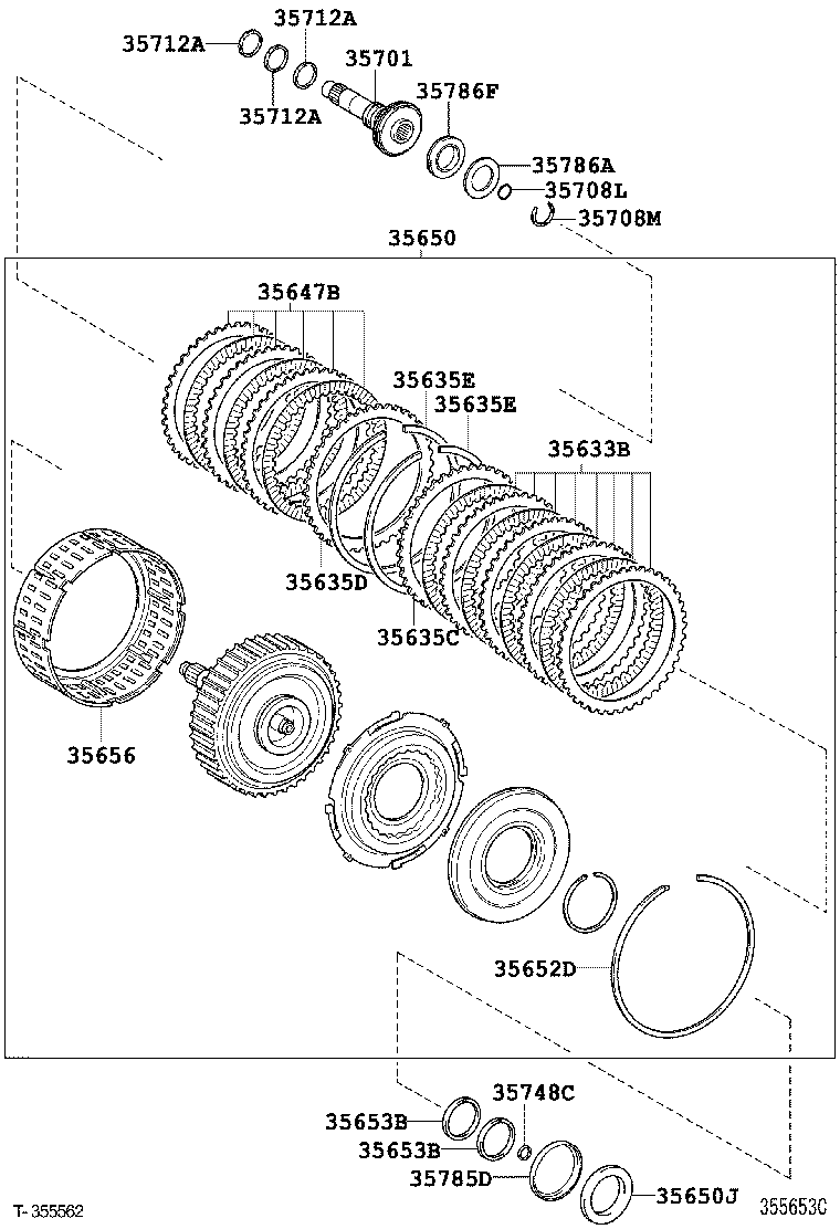  AVALON |  BRAKE BAND MULTIPLE DISC CLUTCH ATM