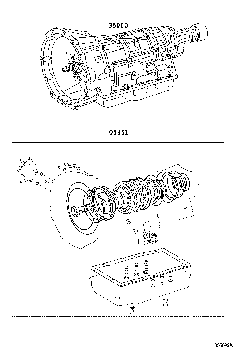  IS250 300 |  TRANSAXLE OR TRANSMISSION ASSY GASKET KIT ATM