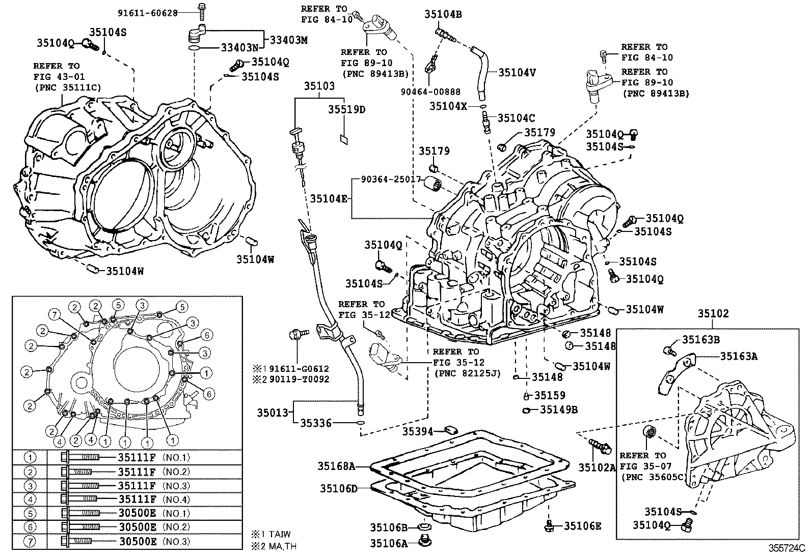  CAMRY HYBRID ASIA |  TRANSMISSION CASE OIL PAN ATM