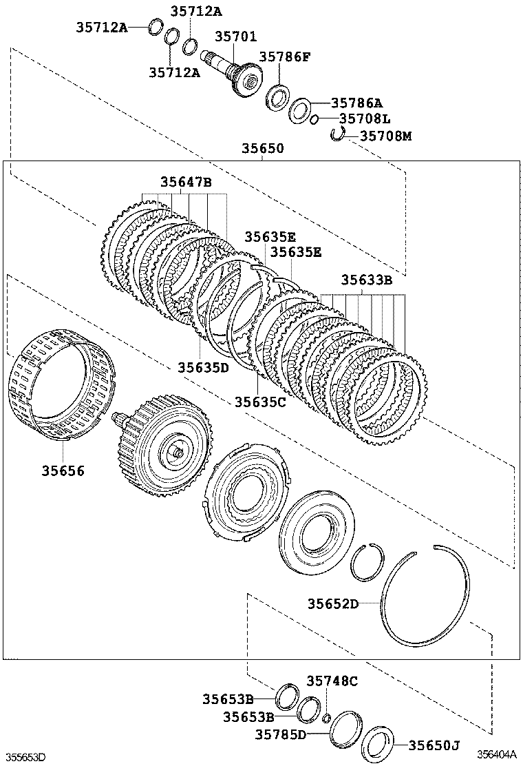  ES240 350 |  BRAKE BAND MULTIPLE DISC CLUTCH ATM