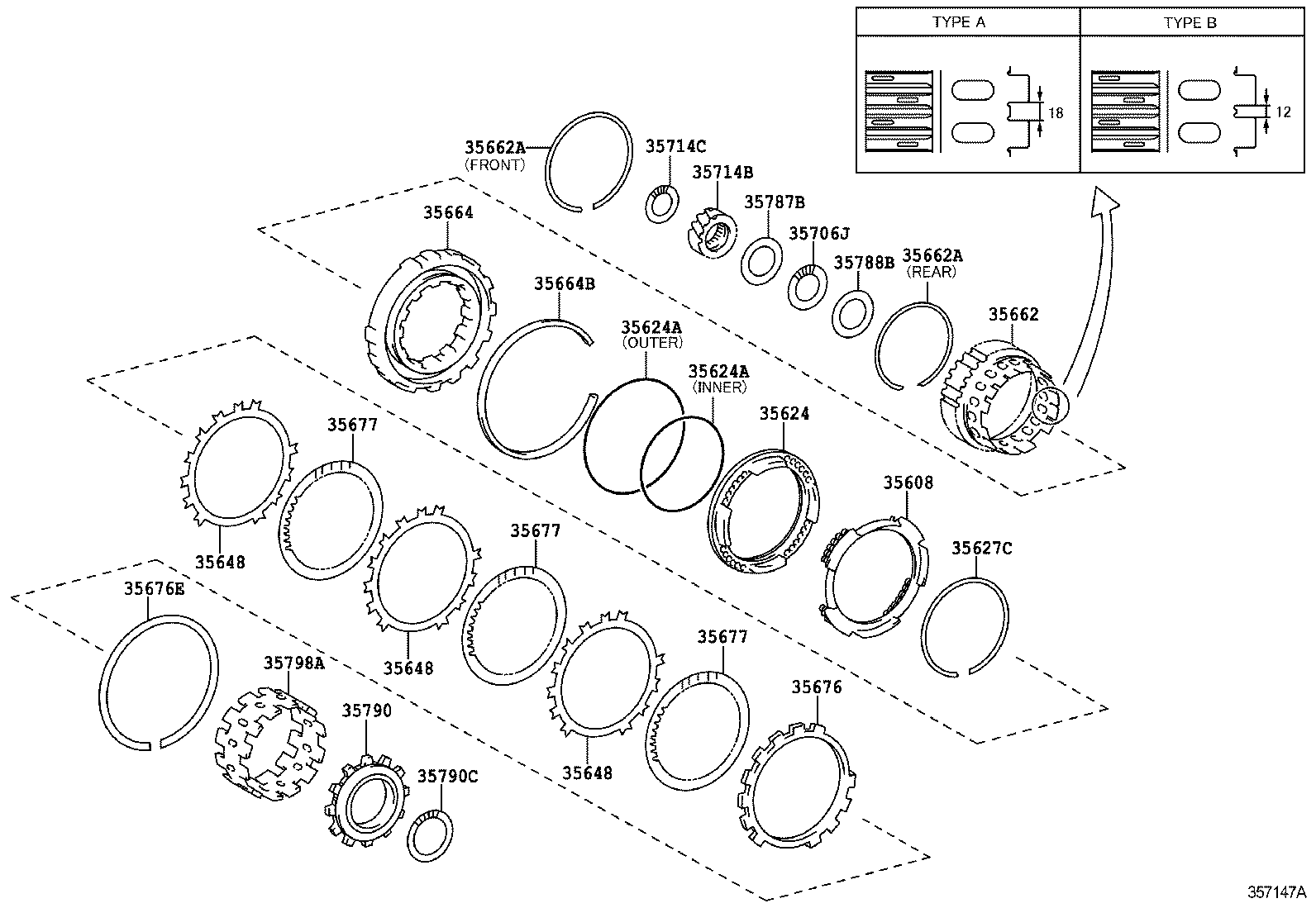  RAV4 CHINA |  CENTER SUPPORT PLANETARY SUN GEAR ATM