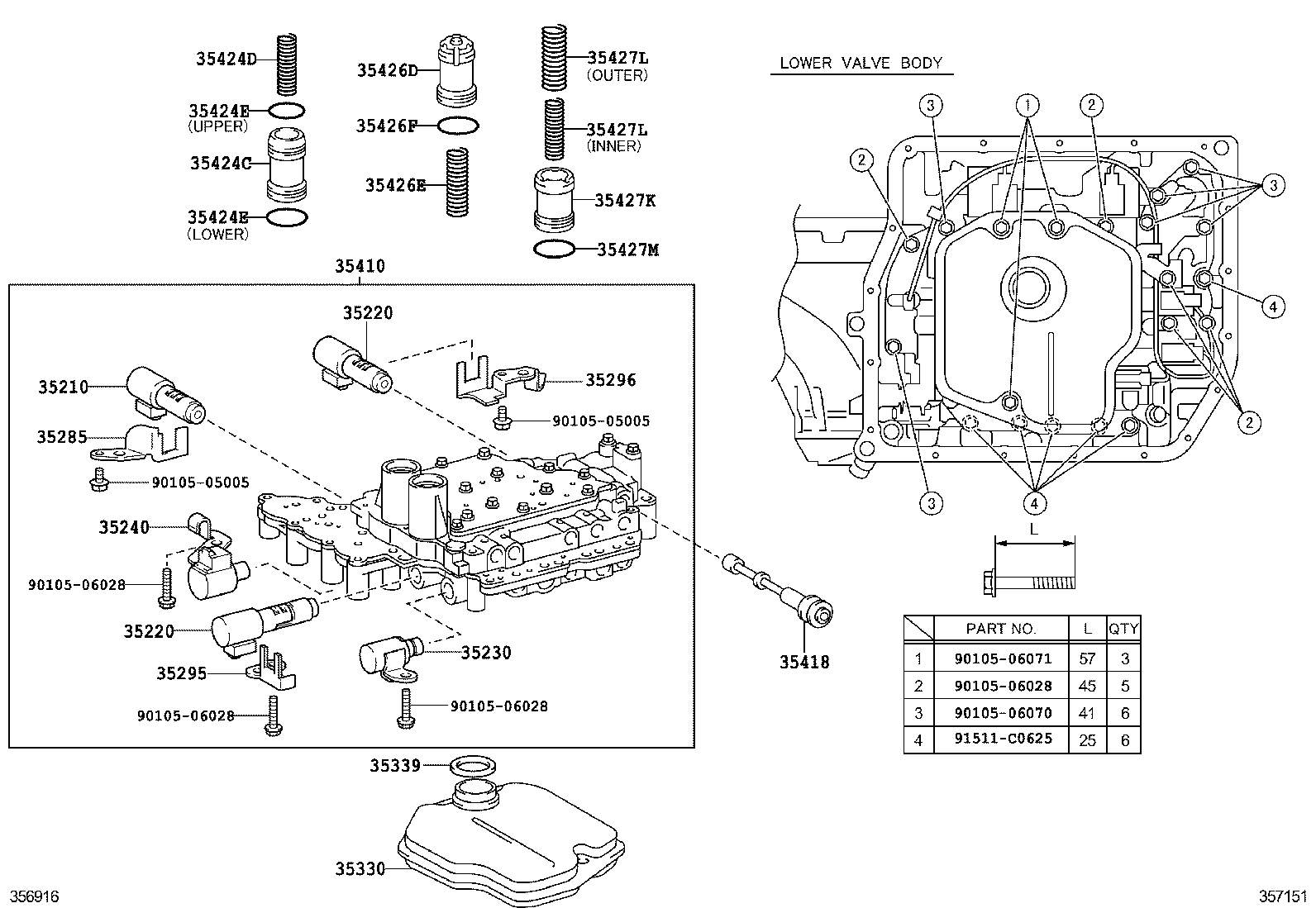  RAV4 CHINA |  VALVE BODY OIL STRAINER ATM