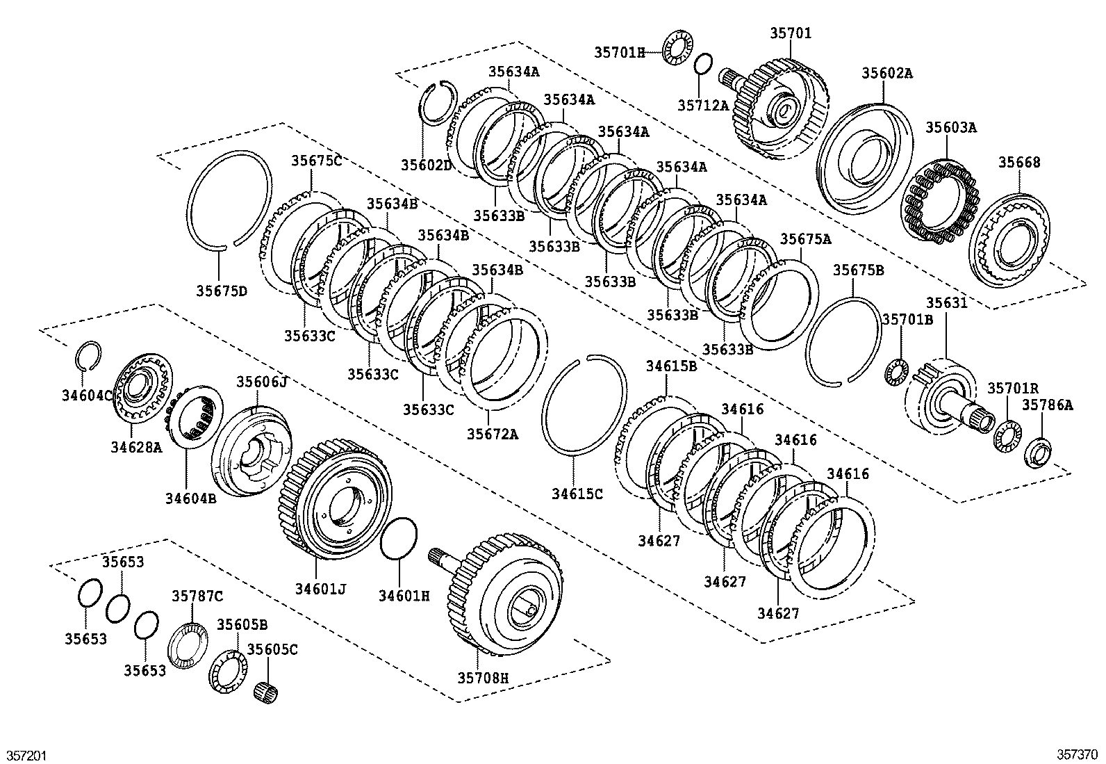  ES240 350 |  BRAKE BAND MULTIPLE DISC CLUTCH ATM