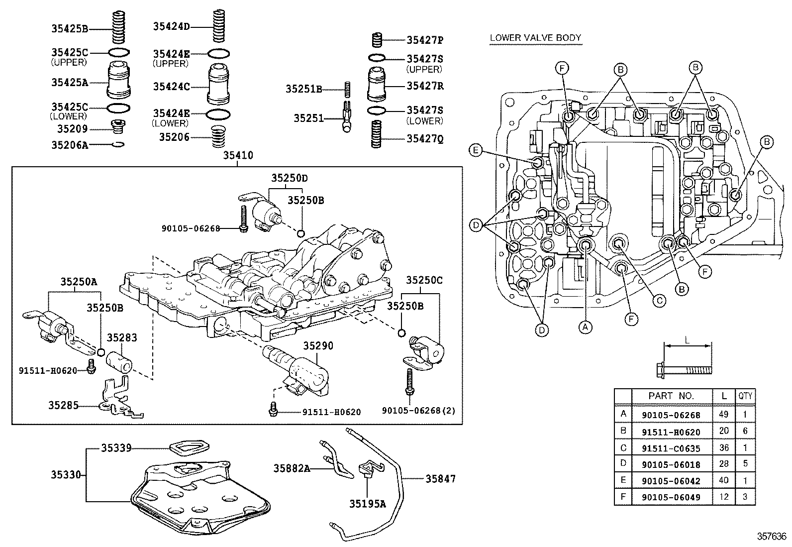  VIOS |  VALVE BODY OIL STRAINER ATM