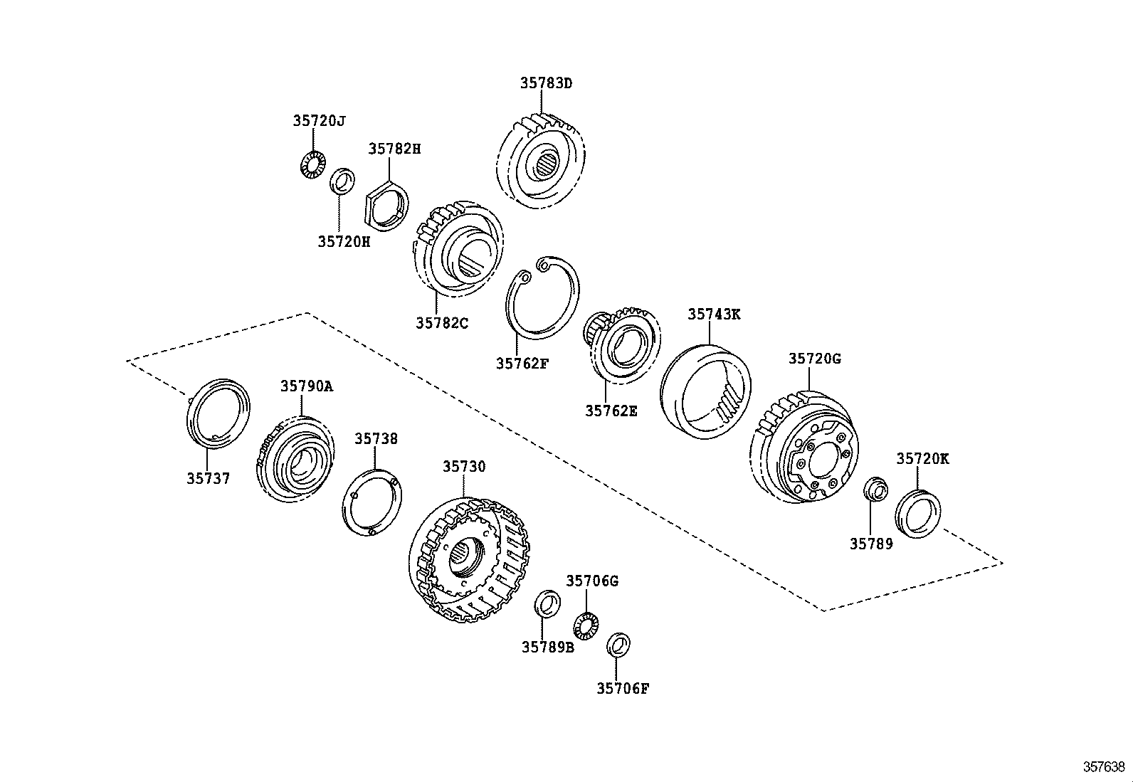  VIOS CHINA |  PLANETARY GEAR REVERSE PISTON COUNTER GEAR ATM