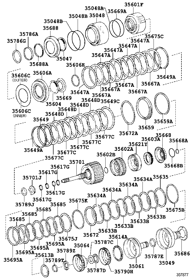  CROWN |  BRAKE BAND MULTIPLE DISC CLUTCH ATM