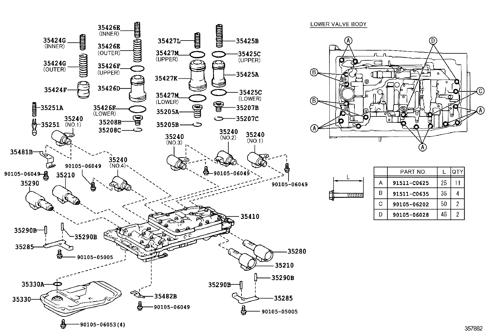  CROWN |  VALVE BODY OIL STRAINER ATM