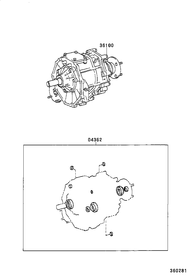  HILUX |  TRANSFER ASSEMBLY GASKET KIT