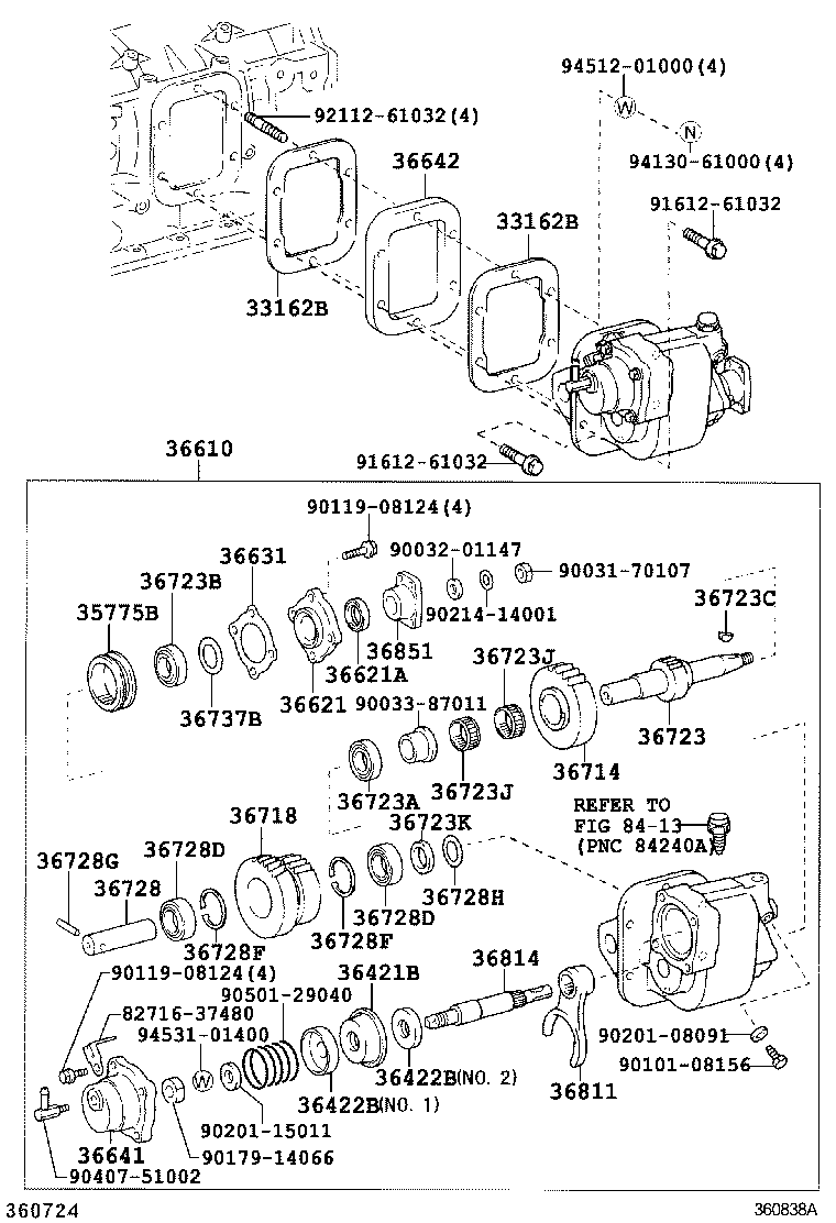  DYNA |  POWER TAKE OFF CASE GEAR